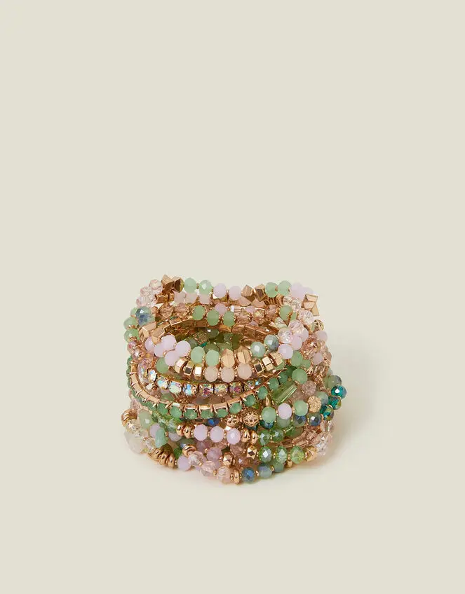 ewel Bead Stretch Bracelet Multipack