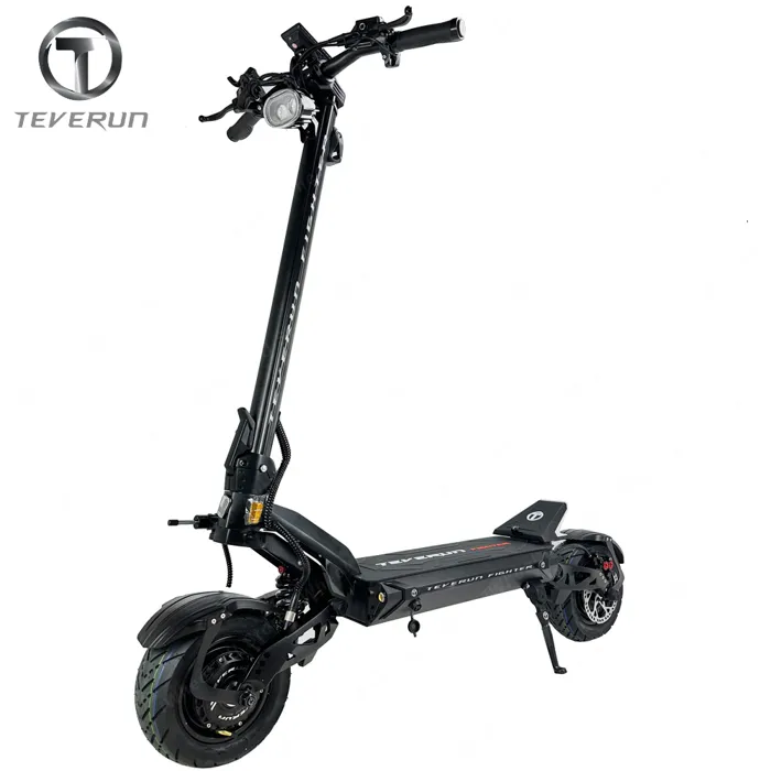 Teverun Fighter 11+ 60V 35Ah Dual Motor Peak 5000W TFT Screen Installed Smart BMS Connect Teverun APP ELECTRIC SCOOTER