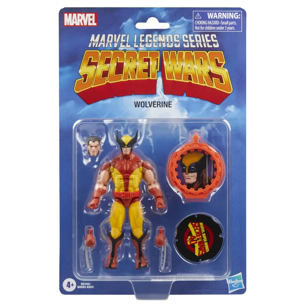 Marvel Legends Series Secret Wars Wolverine, Retro Marvel Comics Collectible Action Figure (6”) 