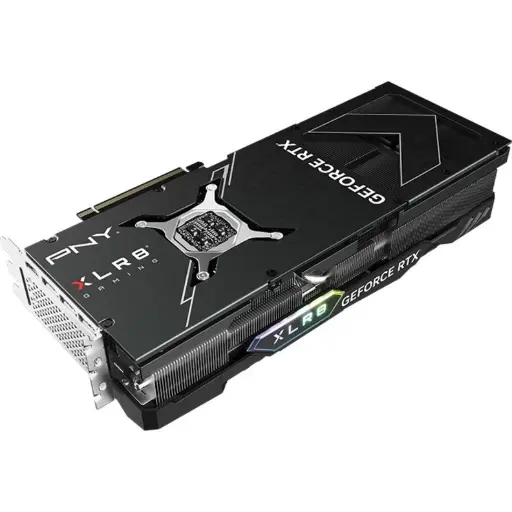 PNY VCG409024TFXXPB1 GeForce RTX 4090 24GB XLR8 Gaming VERTO EPIC-X RGB Triple Fan Graphic Card, PCI Express 4.0, HDMI, DisplayPort
