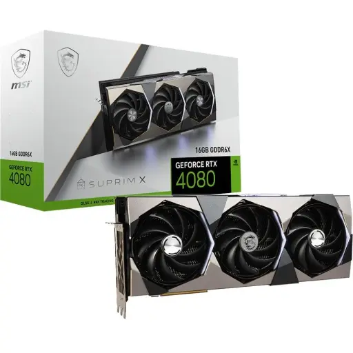 MSI GeForce RTX 4080 16GB SUPRIM X Graphic Card