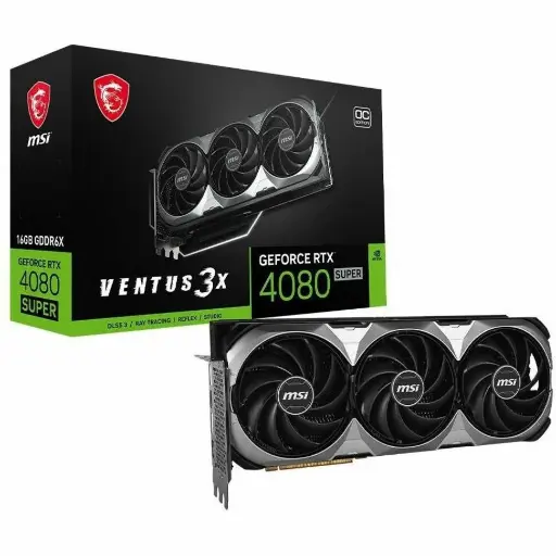 MSI NVIDIA GeForce RTX 4080 SUPER Graphic Card - 16 GB GDDR6X (G4080S16V3C)