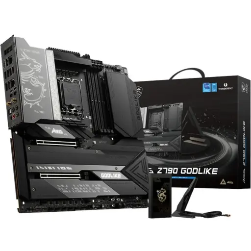 MSI Z790GODLIKE MEG Gaming Desktop Motherboard - Intel Z790 Chipset, LGA-1700, Extended ATX