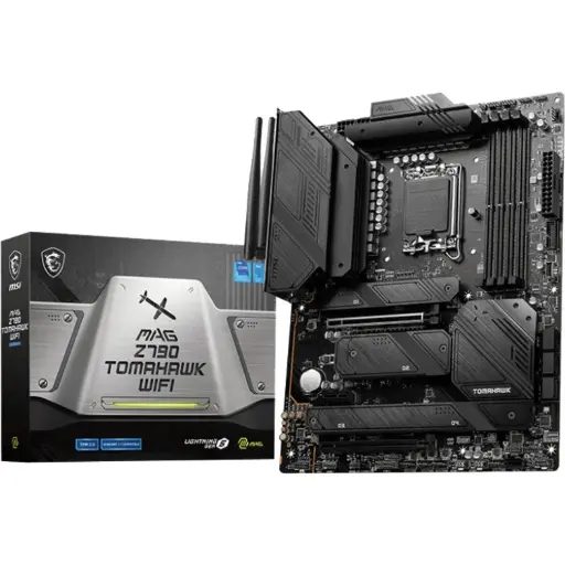 MSI Z790TOMWI MAG Z790 TOMAHAWK WIFI DDR5 ATX Intel LGA1700 Motherboard, Intel WIFI6E DDR5