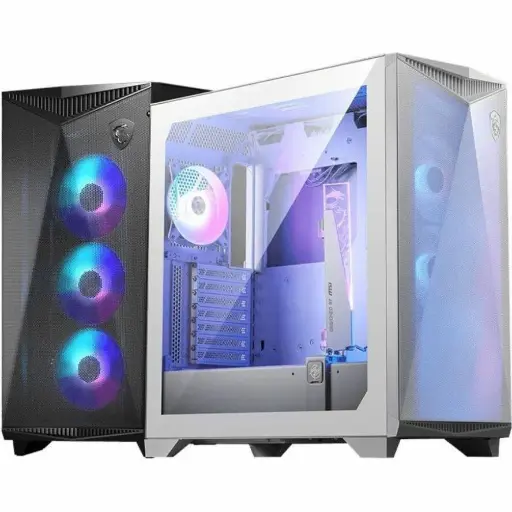 MSI GUN300RAIRWHT MPG GUNGNIR 300R AIRFLOW / White Gaming Computer Case, Mid-tower, Tempered Glass, 4 Fans Installed