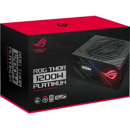 Asus ROG-THOR-1200P ROG Thor 1200W Power Supply, High Efficiency, Single +12V Rail