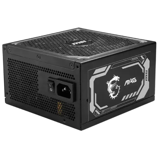 MSI MAG A1250GL PCIE5 80 PLUS Gold 1250 W Black Power Supply Box