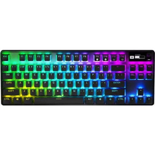 SteelSeries 64865 Apex Pro TKL Wireless (2023) Gaming Keyboard, RGB LED Backlight, Mechanical Keyswitch Technology