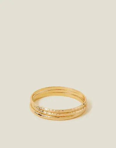 3-Pack Textured Bangles
