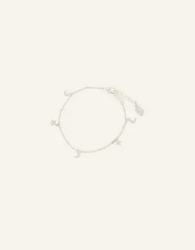 Stars and Moon Bracelet Silver