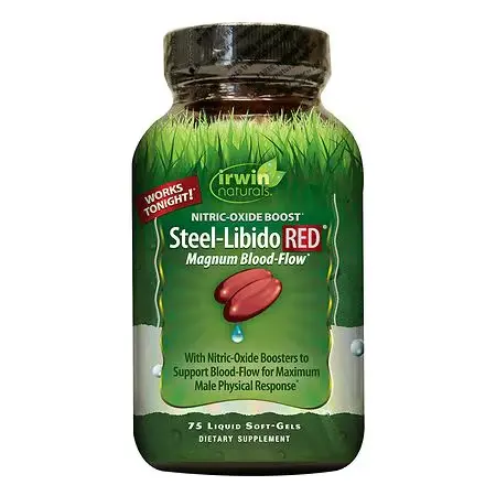 Irwin Naturals Steel-Libido RED max-Blood Flow, Softgels, 75.0 ea