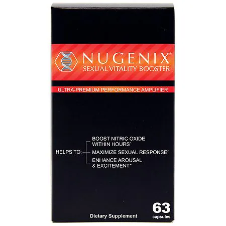 Nugenix Sexual Vitality Booster Capsules, 63 ea