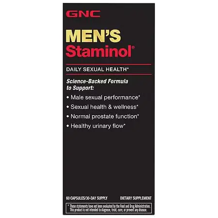 GNC Men's Staminol Sexual Health, 60.0 ea 