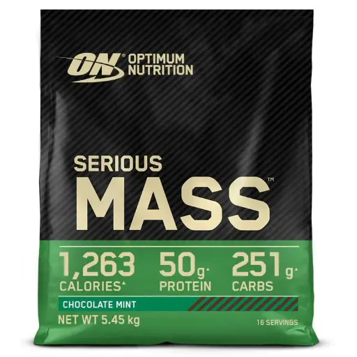 B-WARE Optimum Nutrition Serious Mass High Calorie Weight Gainer Protein Powder - 5.45kg 