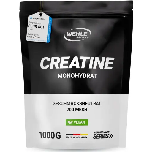 Wehle Creatine Monohydrate Powder - Creatine 1000g 