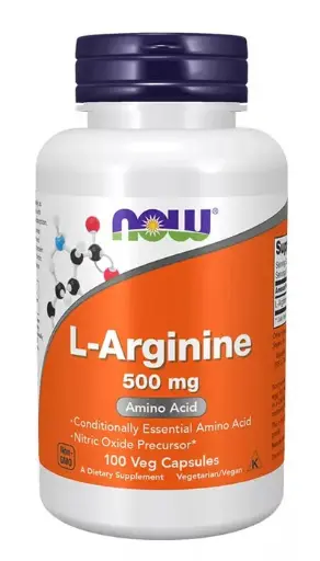 Now Foods L-Arginine 500mg - 100 pieces 