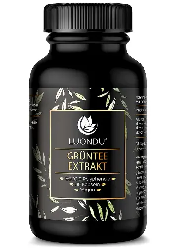 Luondu Grüntee Extrakt Green Tea Kapseln 