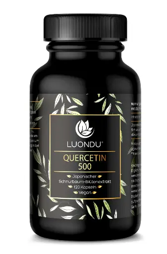 Luondu Quercetin 500mg - 120 capsules 