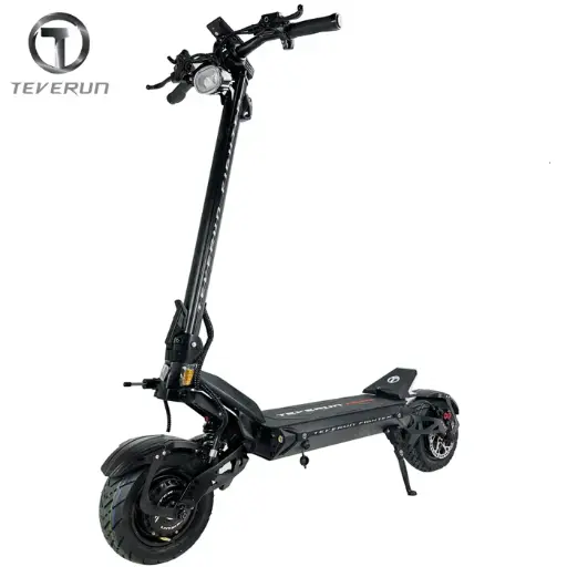 Teverun Fighter 11+ 60V 35Ah Dual Motor Peak 5000W TFT Screen Installed Smart BMS Connect Teverun APP ELECTRIC SCOOTER
