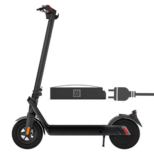 Electric scooter-AOVO X9 PLUS-foldable, 10-inch off-road tires, 850W motor, 36V 16Ah battery, 25km/h, range up to 