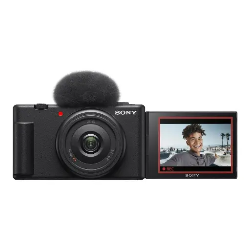 Sony ZV-1F/B 20.1 Megapixel Compact Camera, Black 