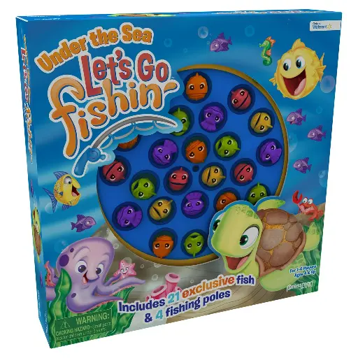 Pressman Let's Go Fishin' - Under The Sea, Kids & Family Game 