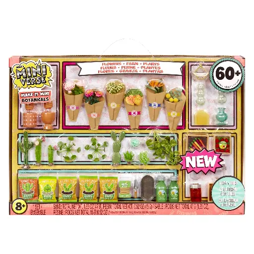 MGA's Miniverse Make It Mini Botanicals Mini Collectibles , Ages 8+ 
