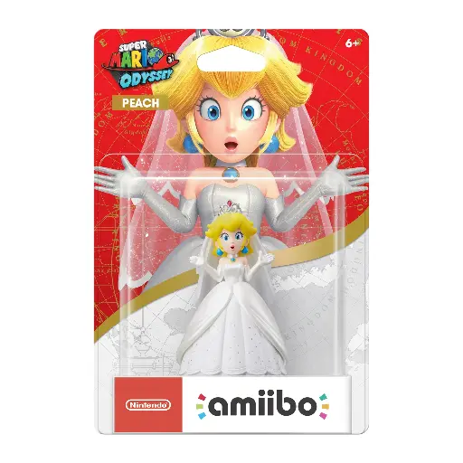 Peach Wedding Outfit, Super Mario Odyssey Series, Nintendo amiibo, NVLCABAU 