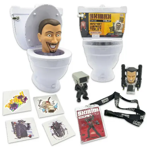 Skibidi Toilet Mystery Surprise Toilet Set Official Merchandise 
