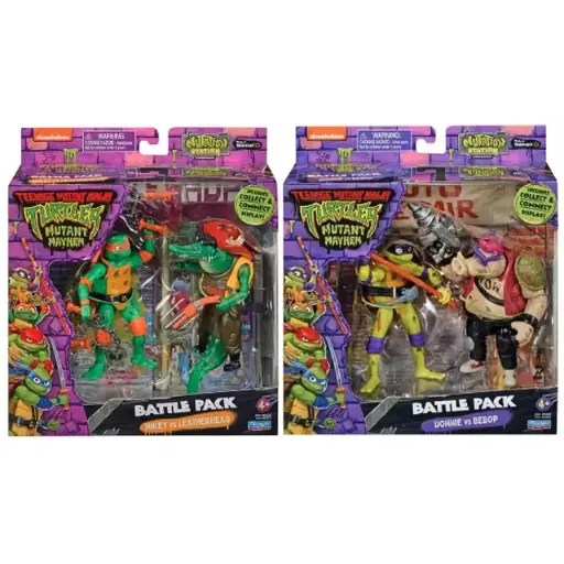 Teenage Mutant Ninja Turtles Mutant Mayhem Mutant Versus Basic Figure 2-Pack Assortment By Playmates Toys 